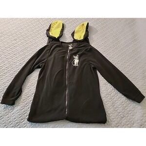 Nick & Nora Women's Long Sleeve Boston Terrier‎ One Piece Footed Fleece Pajama S